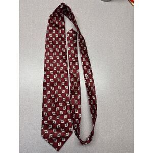 Meeting Street Handmade Silk Maroon Tie
